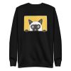 Peeking Cat Sweatshirt
