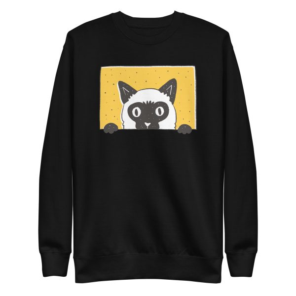 Peeking Cat Sweatshirt