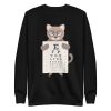 unisex-premium-sweatshirt-black-front-6a16f8dd741e3.jpg Cat Eye Chart Sweatshirt