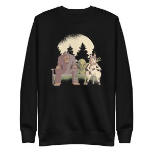 unisex-premium-sweatshirt-black-front-6a17acbfe5739.jpg Mythological Creatures Sweatshirt