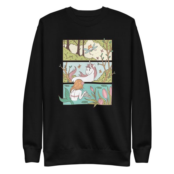 unisex-premium-sweatshirt-black-front-6a17b20986740.jpg Enchanted Forest Sweatshirt