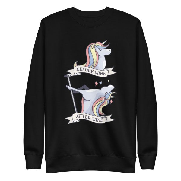 Before and After Wine Sweatshirt