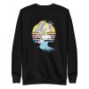 unisex-premium-sweatshirt-black-front-6a17da5b8cea4.jpg Happy Unicorn Sweatshirt