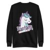 unisex-premium-sweatshirt-black-front-6a17dd302dfc7.jpg Fantasy Unicorn Sweatshirt