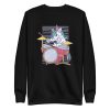 Birthday Unicorn Drummer Sweatshirt