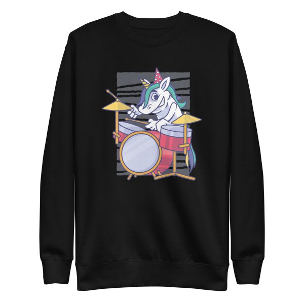 Birthday Unicorn Drummer Sweatshirt