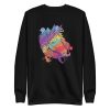 unisex-premium-sweatshirt-black-front-6a17e731271ed.jpg Colorful Unicorn Sweatshirt