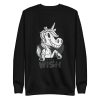 unisex-premium-sweatshirt-black-front-6a17eb8711388.jpg Unicorn Make A Wish Sweatshirt