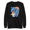 unisex-premium-sweatshirt-black-front-6a17f617186c4.jpg Unicorn Flying Kite Sweatshirt