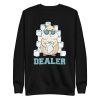 unisex-premium-sweatshirt-black-front-6a1818813af9e.jpg Hamster Toilet Paper Dealer Sweatshirt