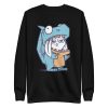 unisex-premium-sweatshirt-black-front-6a181d480a4e6.jpg Rabbit Dinosaur Sweatshirt