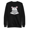 unisex-premium-sweatshirt-black-front-6a181fa8b729c.jpg Reading Rat Sweatshirt