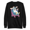 unisex-premium-sweatshirt-black-front-6a1822b397980.jpg Cool Penguin Cartoon Sweatshirt