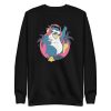 unisex-premium-sweatshirt-black-front-6a1823a8ee4ec.jpg Dancing Tropical Penguin Sweatshirt