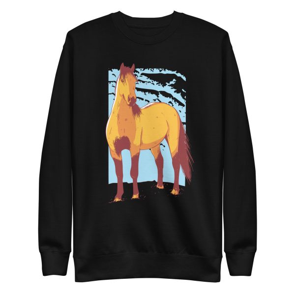 Horse Illustration Sweatshirt