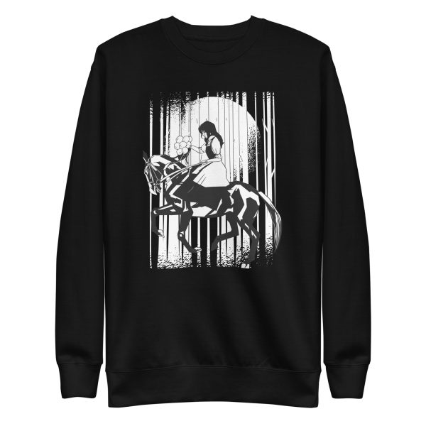 Woman Riding Horse Sweatshirt