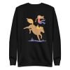 Girl Falling From Horse Sweatshirt