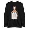 unisex-premium-sweatshirt-black-front-6a18475781bd0.jpg Horse Eye Chart Sweatshirt