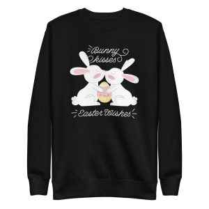 Bunny Kisses Easter Wishes Sweatshirt