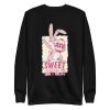 unisex-premium-sweatshirt-black-front-6a18f76c85fc6.jpg Easter Sweet Happiness Sweatshirt