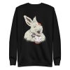 unisex-premium-sweatshirt-black-front-6a18f805e2074.jpg Horror Bunny Sweatshirt