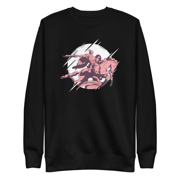 unisex-premium-sweatshirt-black-front-6a18fa66eddee.jpg Barbarian Warrior Sweatshirt