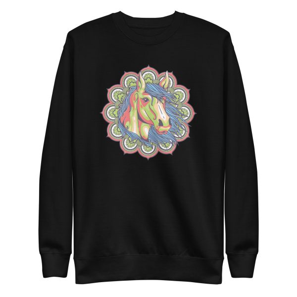 Colorful Mandala Horse Sweatshirt