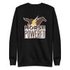 unisex-premium-sweatshirt-black-front-6a191bfae7f82.jpg Horse Powered Sweatshirt