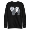unisex-premium-sweatshirt-black-front-6a194c76b02bf.jpg Chow Chow Panda Sweatshirt