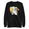 unisex-premium-sweatshirt-black-front-6a1958fcd0a11.jpg Polar Bear Paint Sweatshirt