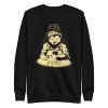 unisex-premium-sweatshirt-black-front-6a1959a22974a.jpg Poker Bear Sweatshirt