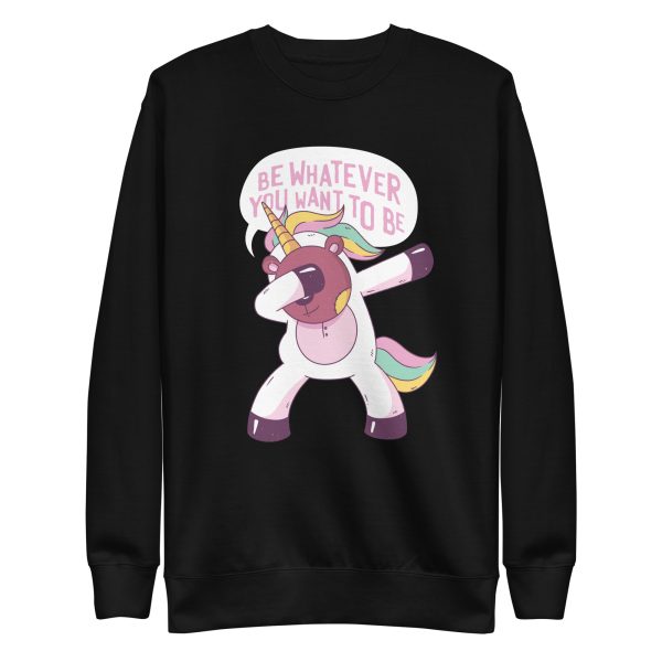 unisex-premium-sweatshirt-black-front-6a195c0a96414.jpg Teddy Bear Unicorn Sweatshirt