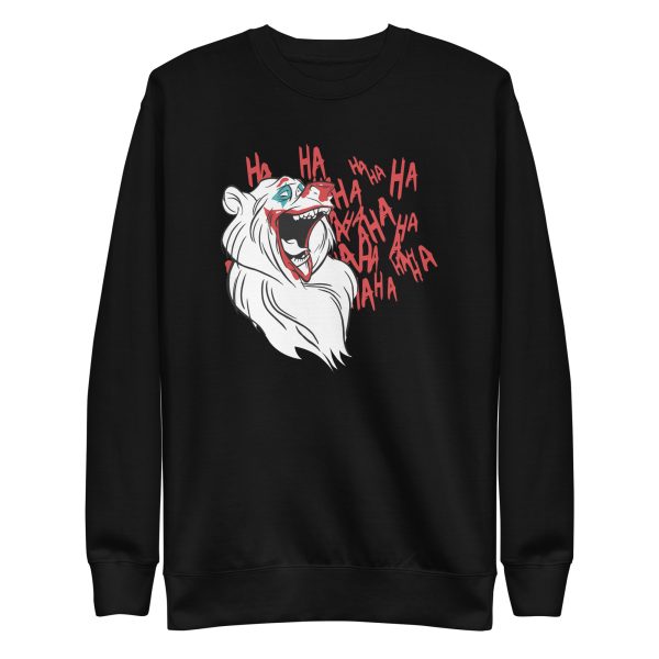 unisex-premium-sweatshirt-black-front-6a1963644fc71.jpg Joker Bear Sweatshirt