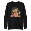 unisex-premium-sweatshirt-black-front-6a1969aa84b04.jpg Rude Teddy Bear Sweatshirt
