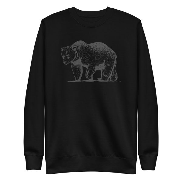 unisex-premium-sweatshirt-black-front-6a196a33642b4.jpg Grizzly Bear Sweatshirt