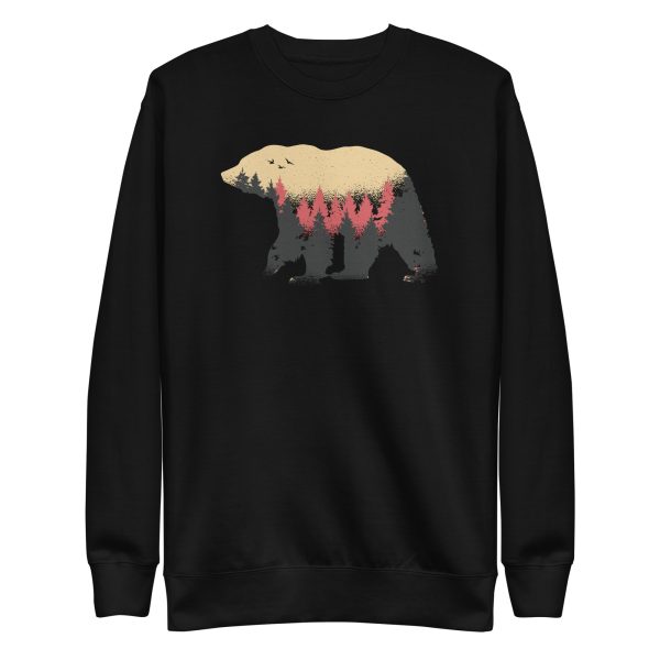 unisex-premium-sweatshirt-black-front-6a196d144f36a.jpg Bear Mountain Sweatshirt