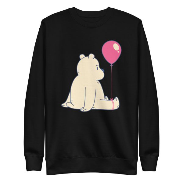 unisex-premium-sweatshirt-black-front-6a196df12ebff.jpg Bear Ballon Sweatshirt
