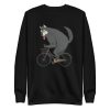 Black Wolf Bike Sweatshirt
