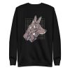 unisex-premium-sweatshirt-black-front-6a198c4d1db96.jpg Wolf Steampunk Sweatshirt