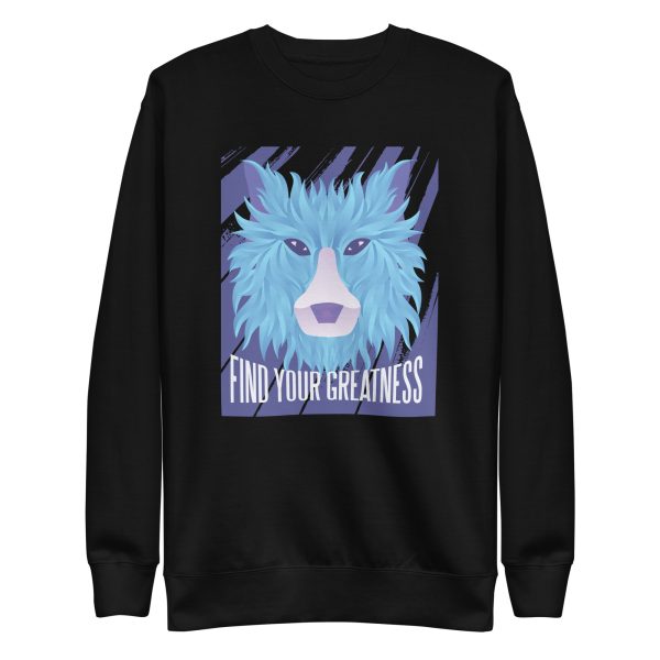 Polygonal Gradient Wolf Sweatshirt
