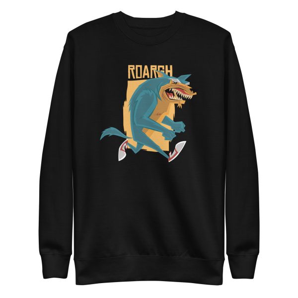unisex-premium-sweatshirt-black-front-6a1a9c78dbb06.jpg Wolfman Sweatshirt