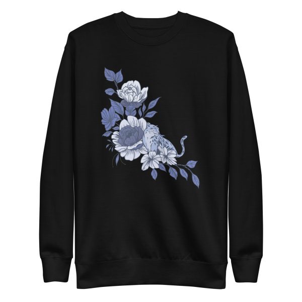 Blue Leopard Sweatshirt