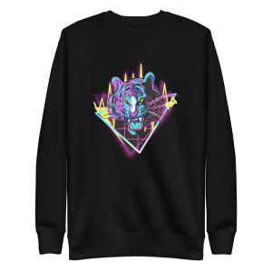 unisex-premium-sweatshirt-black-front-6a1acc90279af.jpg Neon Tiger Sweatshirt