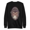 unisex-premium-sweatshirt-black-front-6a1ad84c92ee6.jpg Gorilla Face Mask Sweatshirt