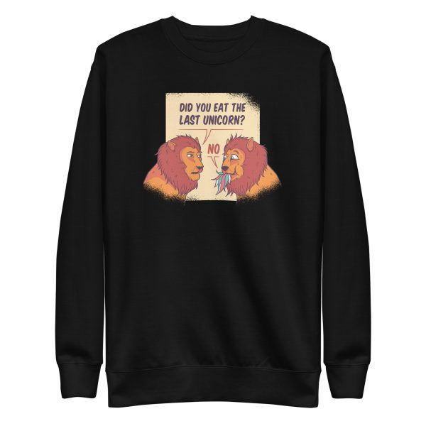unisex-premium-sweatshirt-black-front-6a1af2060a853.jpg Funny Lions Sweatshirt