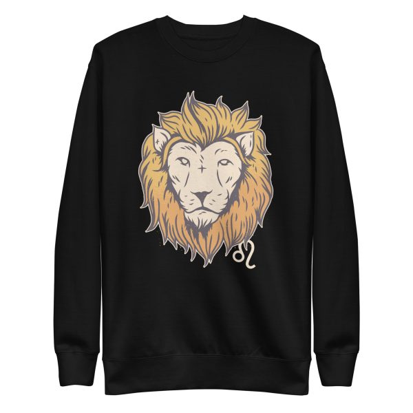 unisex-premium-sweatshirt-black-front-6a1af59a92447.jpg Leo Zodiac Sweatshirt