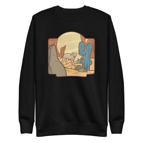 Desert Mountain Lion Sweatshirt