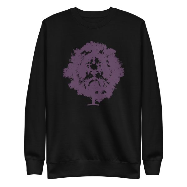 unisex-premium-sweatshirt-black-front-6a1b02e0ab1b2.jpg Lion Tree Sweatshirt