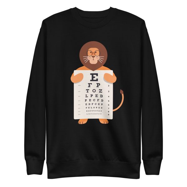 Lion Eye Chart Sweatshirt