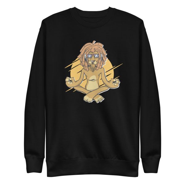Rasta Lion Meditating Sweatshirt